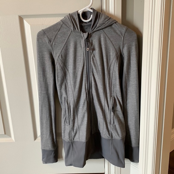 Lululemon Grey Zip Up - Picture 1 of 6